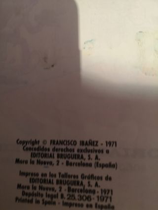 Lote de 7 comic Mortadelo y Filemon