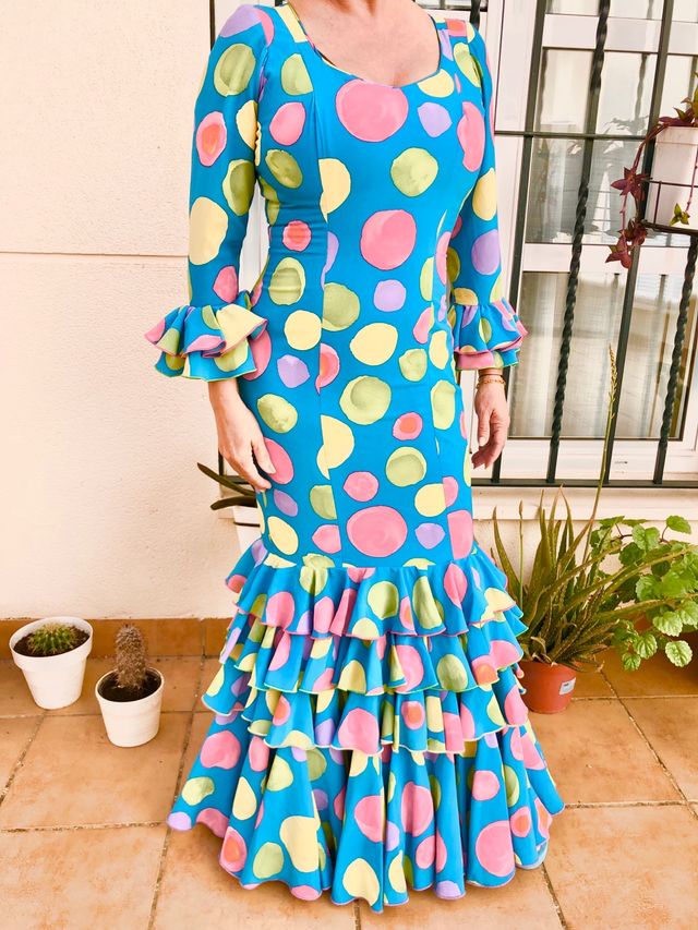 Traje de flamenca o gitana oferton