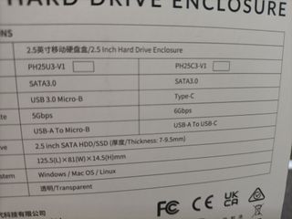 Carcasa HD - SSD 2,5" USB 3.0 - precintado 
