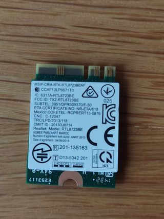 Tarjeta wifi para Lenovo G50 y similares 