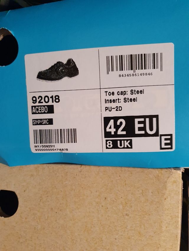 Zapato de Seguridad Robusta