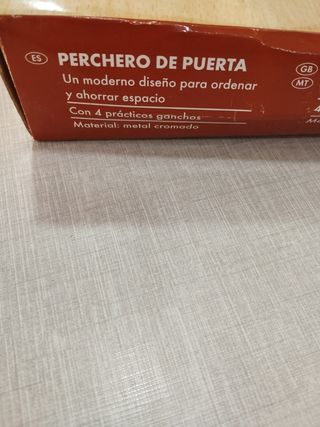 Perchero puerta.