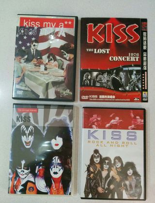 Lote DVDs KISS