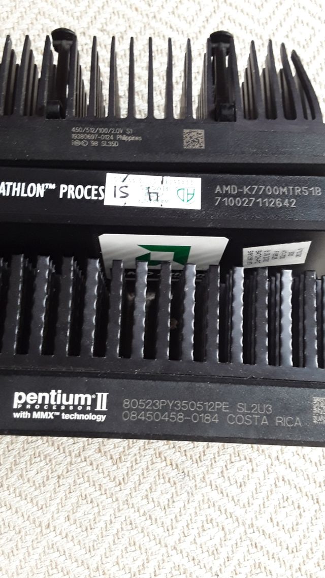 dos micros vintag para coleccionistas dos Intel