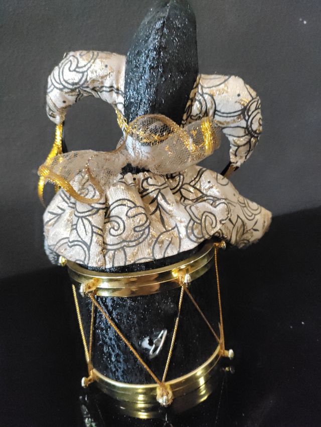 Caja de musica arlequín vintage automata