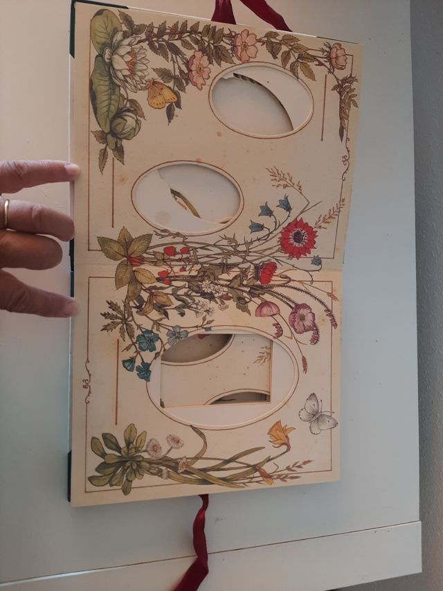 Albun de fotos estilo Victoriano.