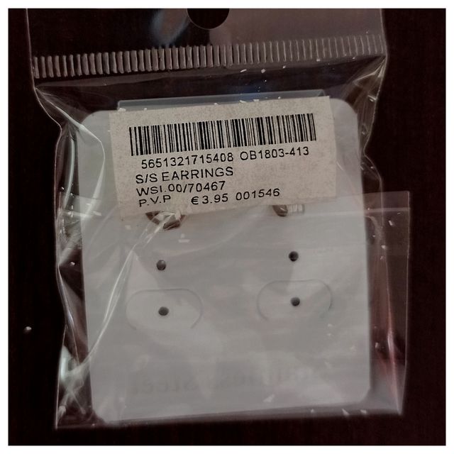 Pendientes de acero con mano de Fátima