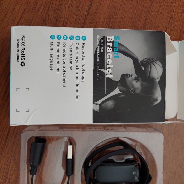 Smart Bracelet Fitness TrackerHeart Rate, Steps,