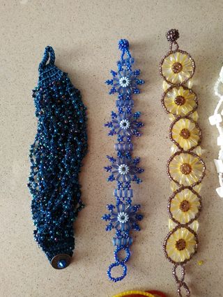 lote de pulseras de abalorios+regalo 