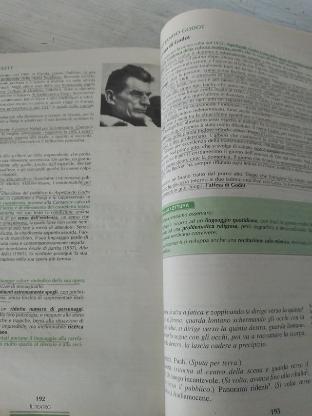 Libro scuola superiore antologia italiana