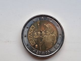 Moneda conmemorativa España 2005
