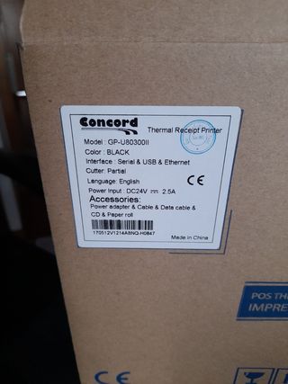 Impresora de ticket NUEVA SIN USO