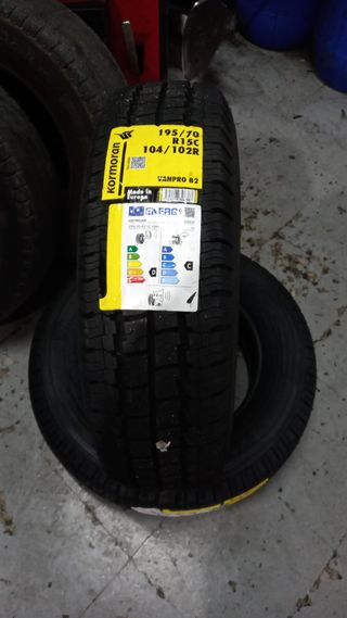 NEUMÁTICOS ECONÓMICOS KORMORAN 195/70R15C +MEDIDAS