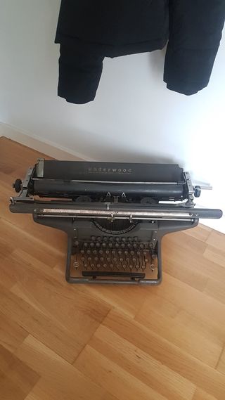 maquina escribir underwood