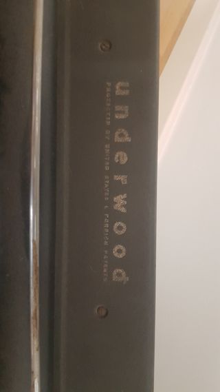 maquina escribir underwood