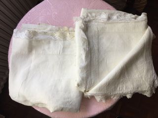 2 sábanas   Lino rustico   antiguas  250x140