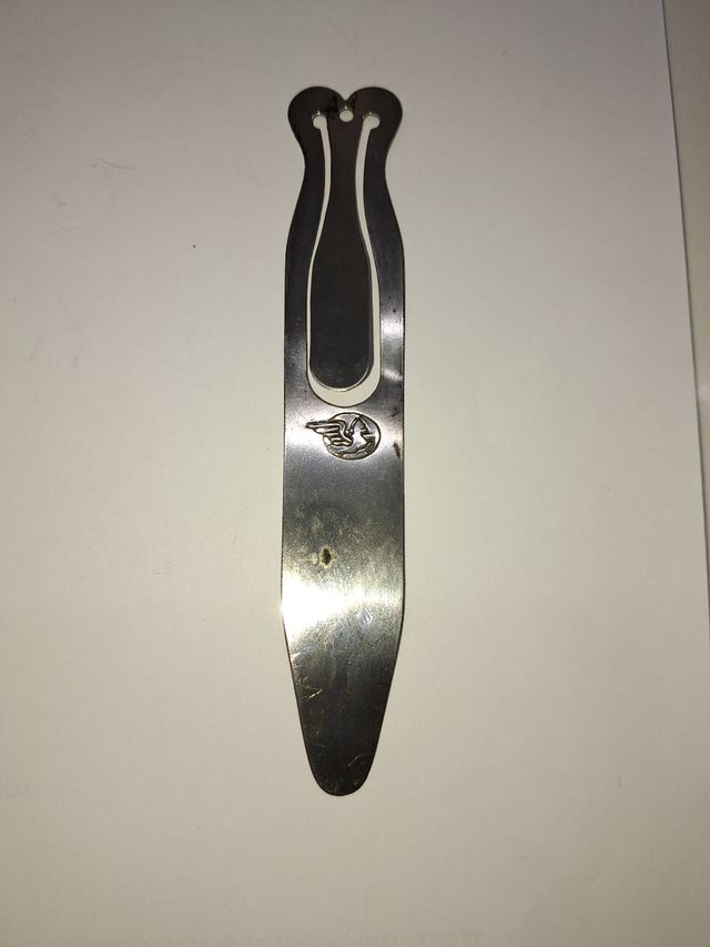 Clip o pinza para billetes. De plata antiguo.