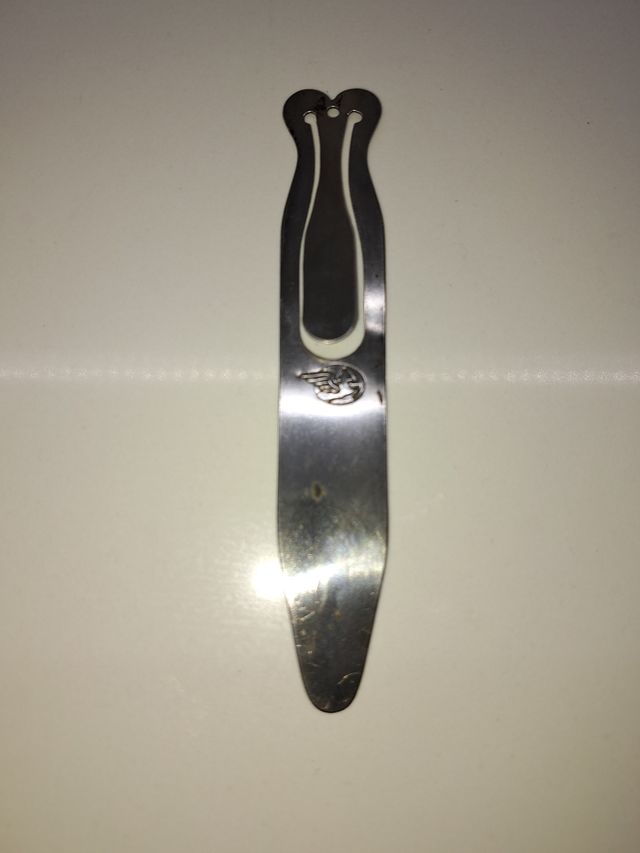 Clip o pinza para billetes. De plata antiguo.