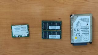 Ram, tarjeta wifi y hdd portatil.