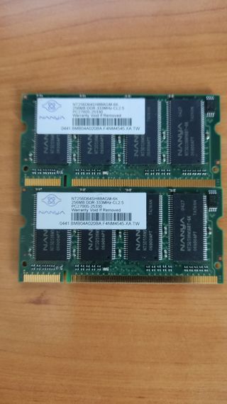 Ram, tarjeta wifi y hdd portatil.