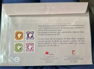 Moneda y Sello conmemorativos 1er. Sello Portugal