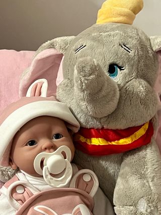 Bebé flexible de silicona de platino