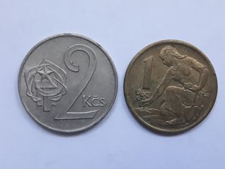 1980 Checoslovaquia comunista, 2 monedas