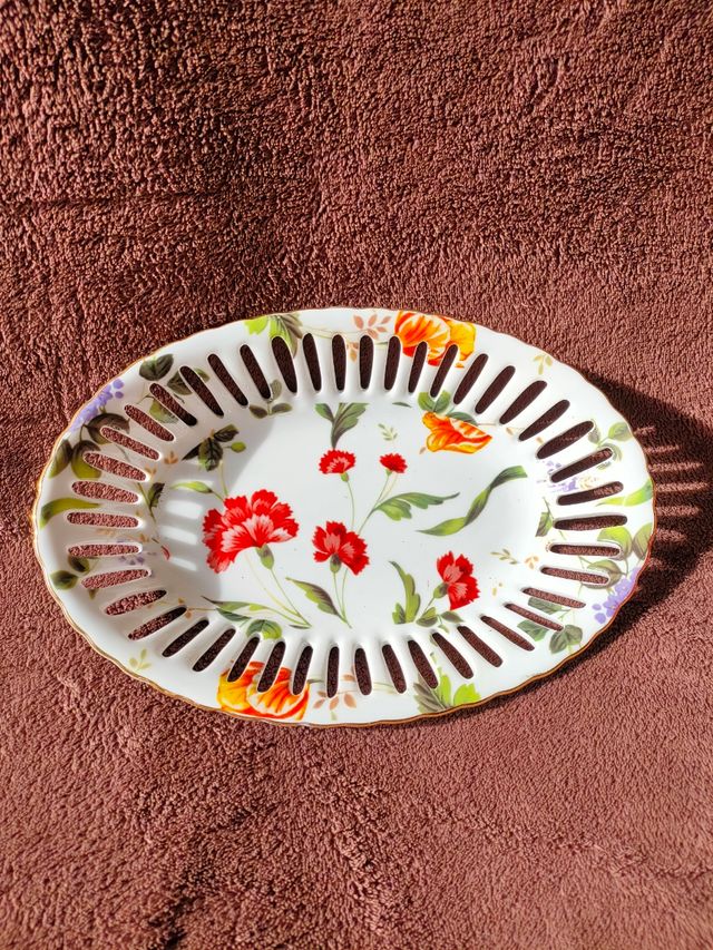 Piatto ovale Crown Chester Fine China