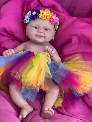Bebé reborn de silicona ecoflex niña
