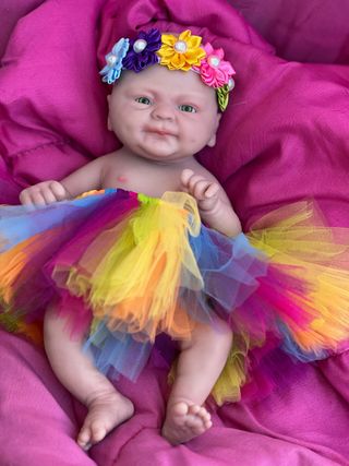 Bebé reborn de silicona ecoflex niña