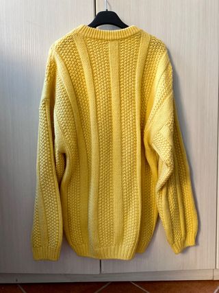 Maglione vintage Stefanel lana giallo