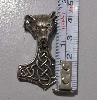 Colgante lobo martillo Thor