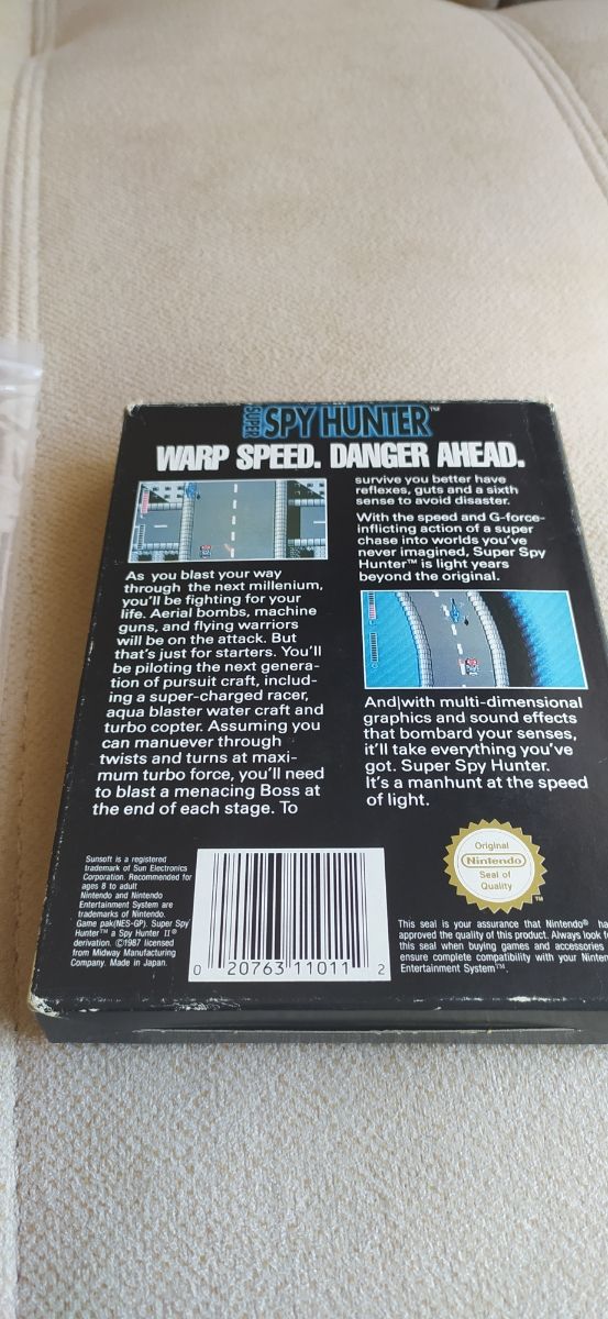 Juego NES Spy Hunter