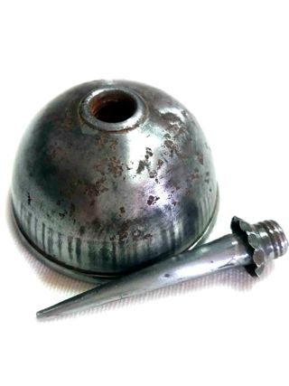 Aceitera antigua Alcuza metálica vintage