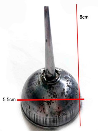 Aceitera antigua Alcuza metálica vintage