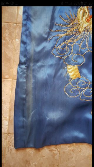 Antico kimono originale giapponese in seta