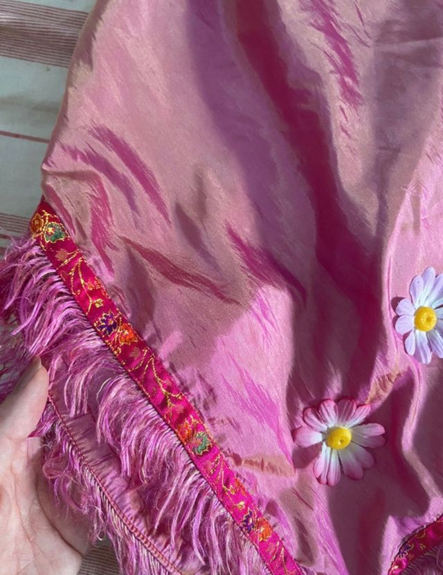 top tornasolado espalda descubierta rosa