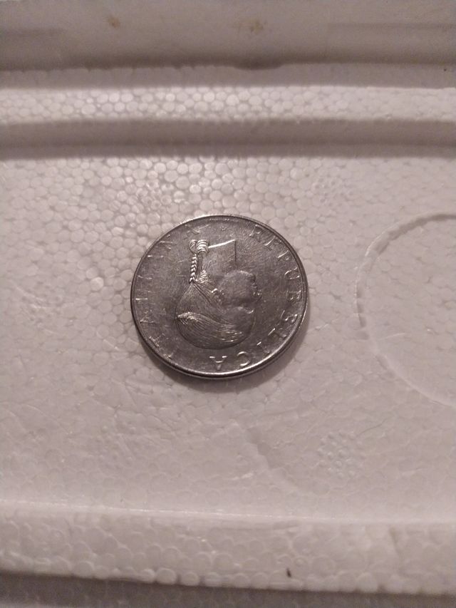 moneta 100 lire fao del 1979 testa rovesciata