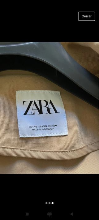 trench gabardina 