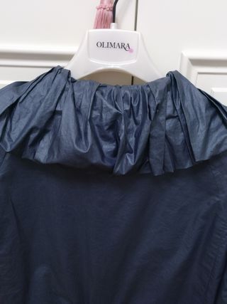 Gabardina azul marino