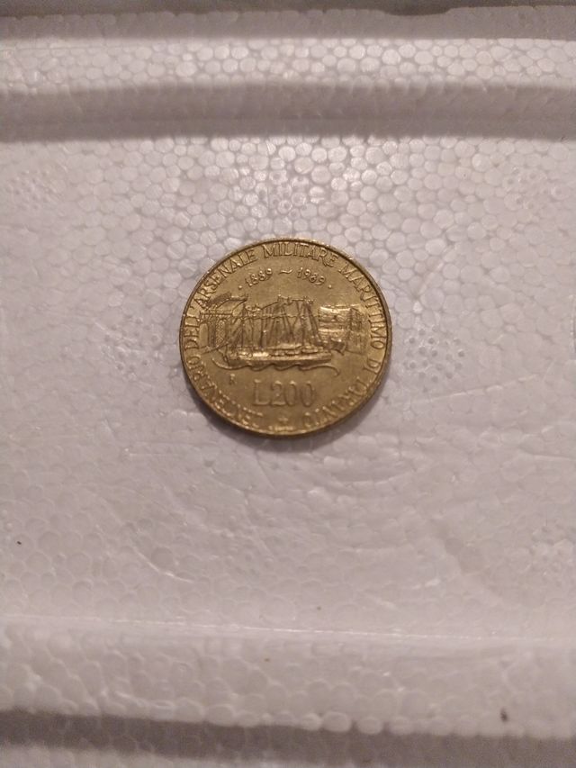 duecento lire centenario Arsenale militare