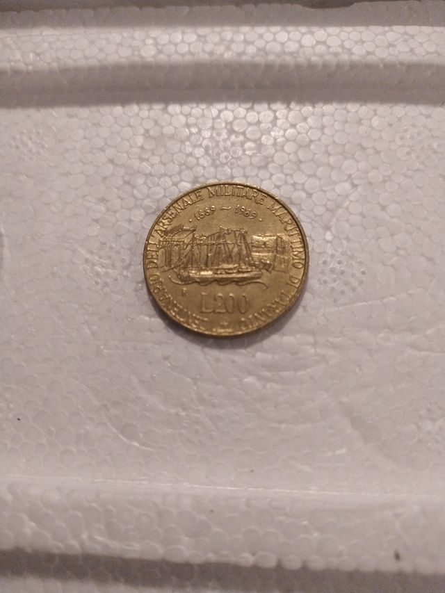 duecento lire centenario Arsenale militare