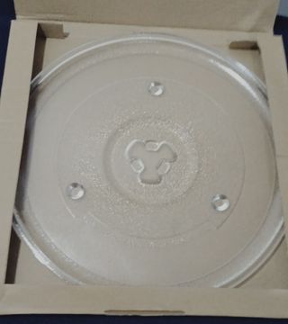 Plato giratorio microondas.