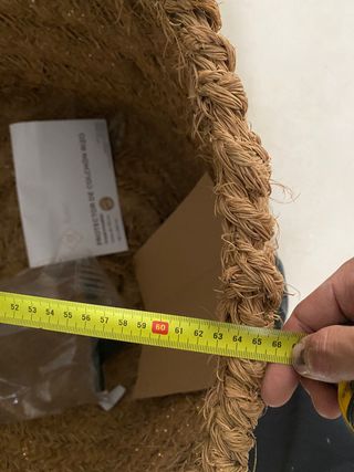 Cesto de mimbre grande