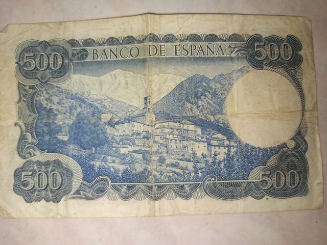 Billetes 500,100,50 y 25 pesetas 1928-31 y 1971