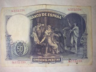 Billetes 500,100,50 y 25 pesetas 1928-31 y 1971