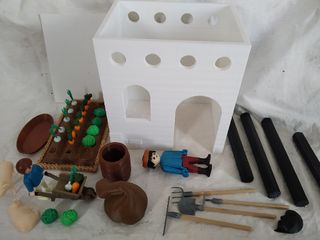 Casa Granja Playmobil Custom: Diorama, Belén,...