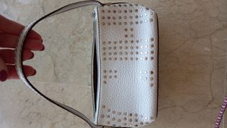 Bolso Carolina Herrera de hombro piel blanca