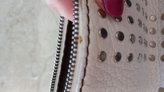 Bolso Carolina Herrera de hombro piel blanca