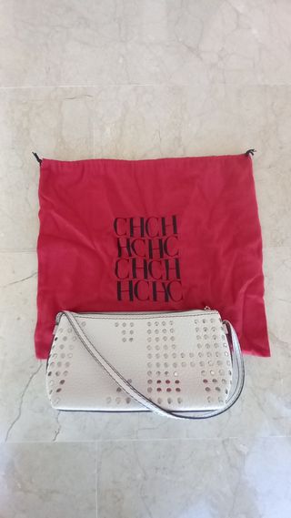 Bolso Carolina Herrera de hombro piel blanca